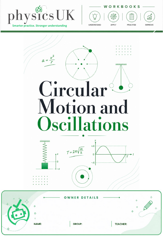 Cover of the OCR A A Level Physics Circular Motion and Oscillations Workbook